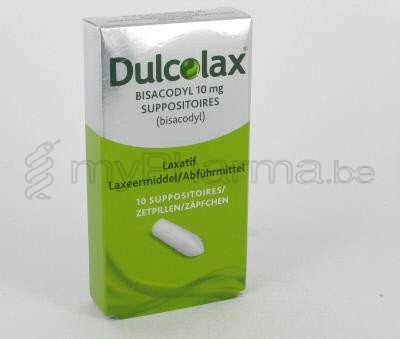 DULCOLAX BISACODYL 10 MG 10 SUPPO'S (geneesmiddel)