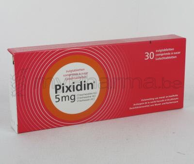 PIXIDIN 5 MG 30 ZUIGTABL (geneesmiddel)