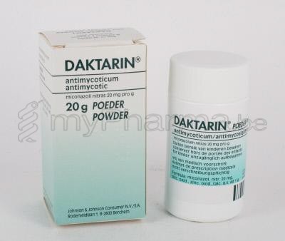 DAKTARIN 2% 20 G POEDER (geneesmiddel)