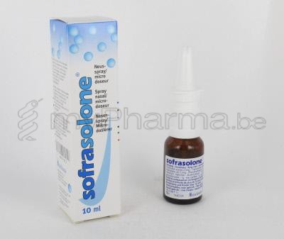 SOFRASOLONE 10 ML NEUSSPRAY  (geneesmiddel)