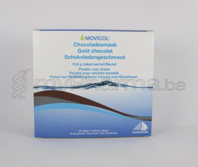 MOVICOL CHOCOLADE 13,7 G  20 ZAKJES (geneesmiddel)