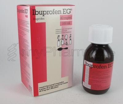 IBUPROFEN EG 40 MG/ML 100 ML SIROOP (geneesmiddel)