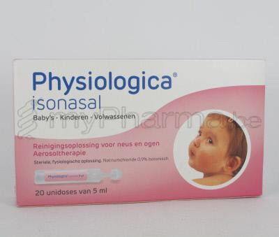 PHYSIOLOGICA ISONASAL UNIDOSES 20 X 5 ML           (medisch hulpmiddel)