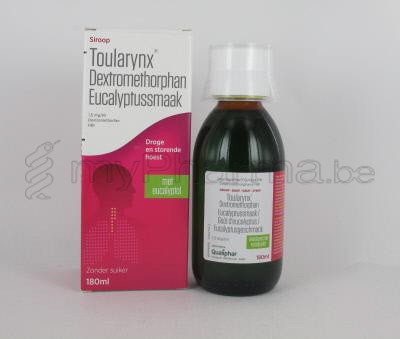 TOULARYNX DEXTROMETHORPHAN EUCALYPTUS 180 ML SIROOP        (geneesmiddel)