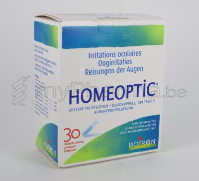 HOMEOPTIC OOGDRUPPELS 0,4 ML 30 UNIDOSISSEN (homeopatisch geneesmiddel)