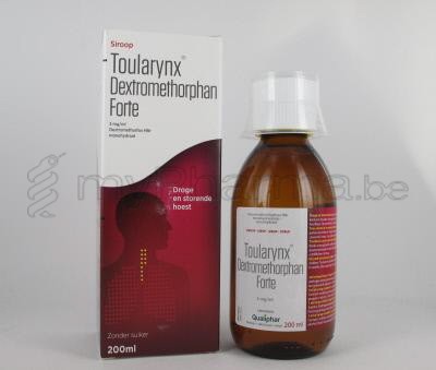 TOULARYNX DEXTROMETHORPHAN FORTE 3MG/ML 200 ML SIROOP (geneesmiddel)