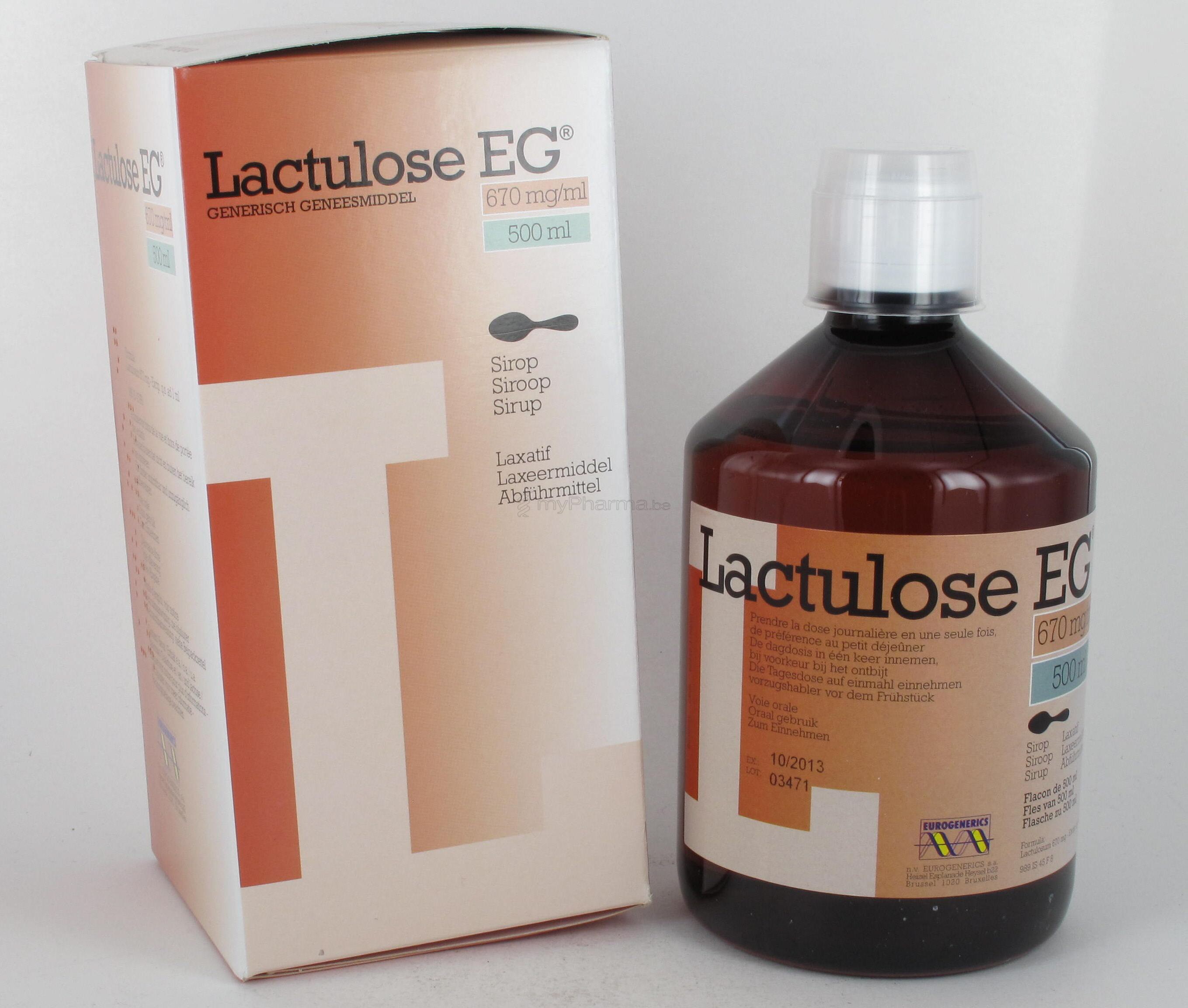 LACTULOSE EG 500 ML SIROOP (geneesmiddel)