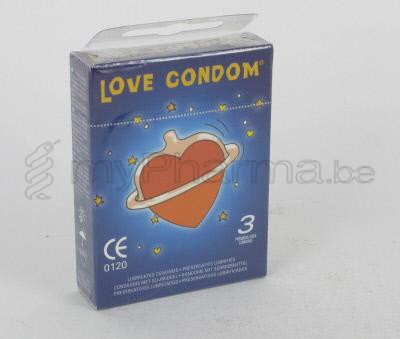 LOVE CONDOM SENSITIVE 3 condooms met glijmiddel (medisch hulpmiddel)