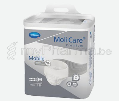 MOLICARE PREMIUM MOBILE 10 DROPS M 14 st (medisch hulpmiddel)