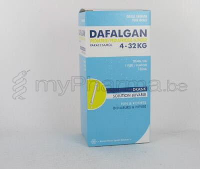 DAFALGAN PEDIATRIE 30MG/ML 150 ML        (geneesmiddel)